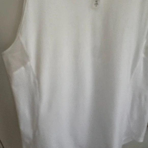 Lululemon Sculpt Tank II White Mesh Running Workout Top Size 6 - Picture 6 of 7